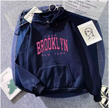 Women's Letter Print Sweatshirt – Warm and Comfy Pullover Hoodie