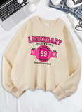 Women's "Legendary Team 89" Sweatshirt – Warm Fleece Crewneck Pullover