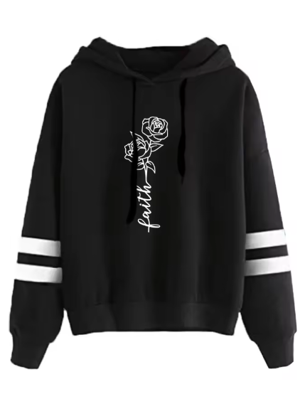 Women's High-Quality Hooded Sweatshirt – Cozy Long-Sleeve Pullover