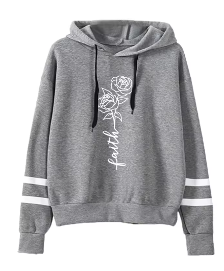Women's High-Quality Hooded Sweatshirt – Cozy Long-Sleeve Pullover
