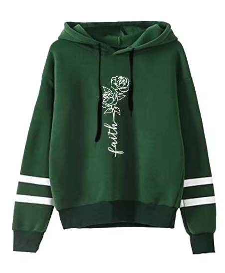 Women's High-Quality Hooded Sweatshirt – Cozy Long-Sleeve Pullover