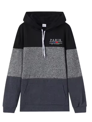 Women's Casual Sporty Hoodie – Paris-Inspired Autumn/Winter Fashion