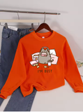 "Sorry, I’m Busy" Cat Gamer Sweatshirt – Fun & Cozy Fleece Pullover for Women