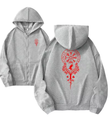 Women's Zipper Hoodie – Urban Streetwear Jacket with High-Grade Viking Art Print | Casual Fashion Sweatshirt Coat