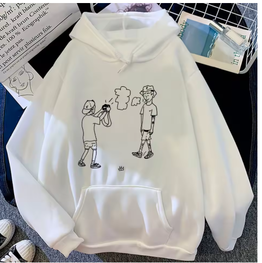 "Player Hater" Retro Harajuku Hoodie – Unisex Vintage Aesthetic Pullover