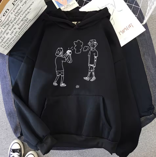 "Player Hater" Retro Harajuku Hoodie – Unisex Vintage Aesthetic Pullover