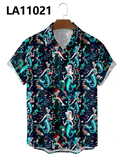 Men's Creative Panda Print Hawaiian Shirt – Retro Harajuku Streetwear Summer Beach Style