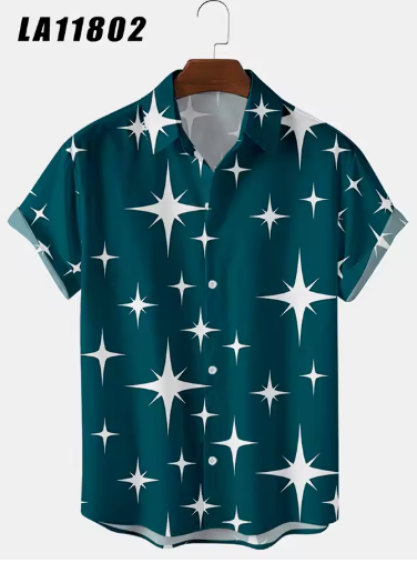 Men's Creative Panda Print Hawaiian Shirt – Retro Harajuku Streetwear Summer Beach Style