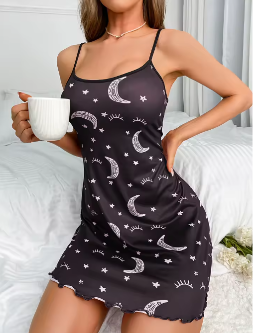 Ny Stil Dam Pyjamas – Mjuk Camisole Pyjamas för Hemmet | Women's New Style Camisole Pajamas – Casual & Comfortable