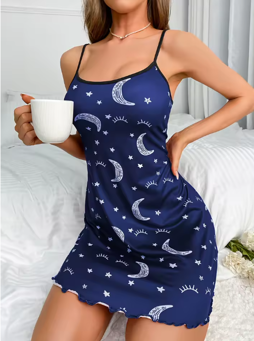 Ny Stil Dam Pyjamas – Mjuk Camisole Pyjamas för Hemmet | Women's New Style Camisole Pajamas – Casual & Comfortable