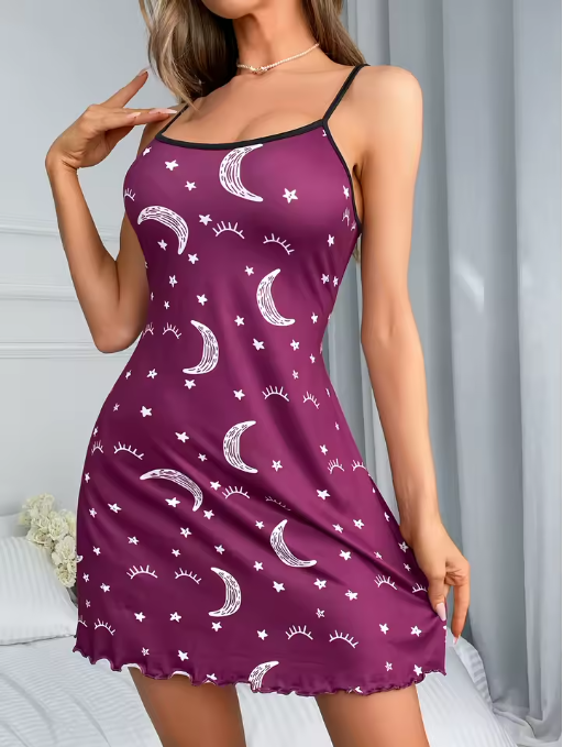 Ny Stil Dam Pyjamas – Mjuk Camisole Pyjamas för Hemmet | Women's New Style Camisole Pajamas – Casual & Comfortable