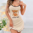Cute Little Bear Cami Nightdress – Playful & Comfy Loungewear