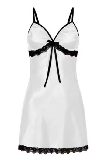 Romantic Lace Nightgown with Robe – Soft, Feminine & Flowy