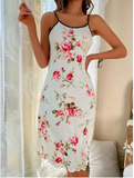 Romantic Floral Halter Dress – Cute, Casual & Perfect for All Seasons