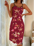 Romantic Floral Halter Dress – Cute, Casual & Perfect for All Seasons