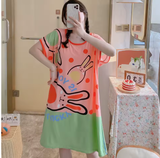 Cute & Comfy – Cartoon Nightdress for Relaxed Evenings