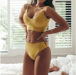 CINOON Seamless Bralette and Thong Set – Soft Cotton Lingerie for Women