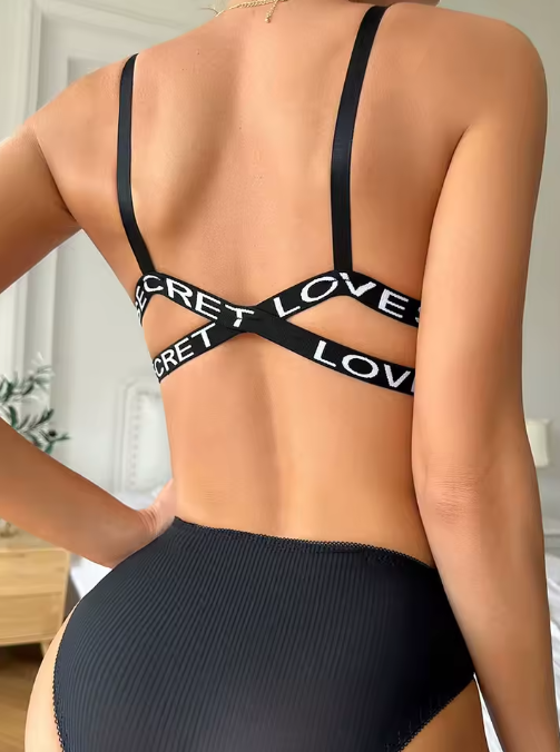 Wire-Free Front Closure Bra & Brief Set – Elegant Matching Lingerie for Women