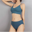 Women's Sexy Ribbed Lingerie Set – Seamless Wire-Free Bralette & Panties