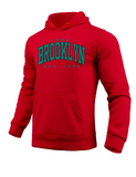 Brooklyn Printed Hoodie for Men – Casual All-Season Pullover Sweatshirt