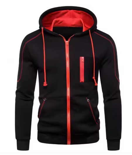 New Men’s Hoodie Jacket – Streetwear Long Sleeve Sweatshirt
