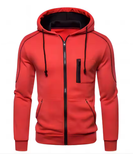 New Men’s Hoodie Jacket – Streetwear Long Sleeve Sweatshirt