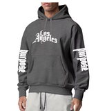 Los Angeles Art Letter Design Hoodie – Oversized Streetwear Sweatshirt for Men & Women