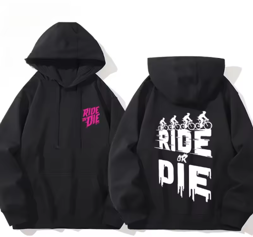 Ride or Die Cotton Hoodie – Unisex Autumn/Winter Essential