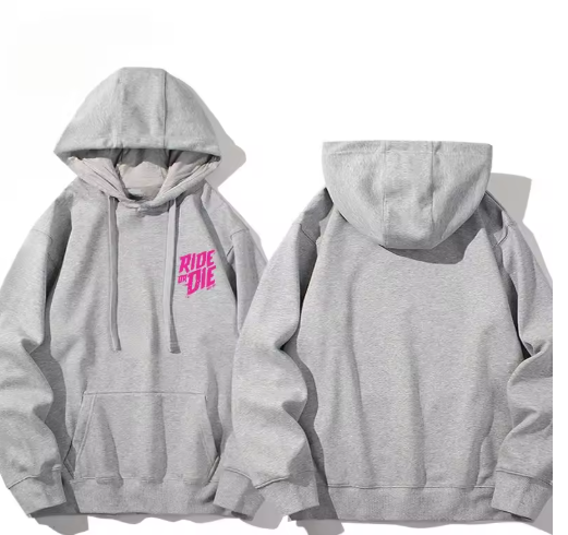 Ride or Die Cotton Hoodie – Unisex Autumn/Winter Essential