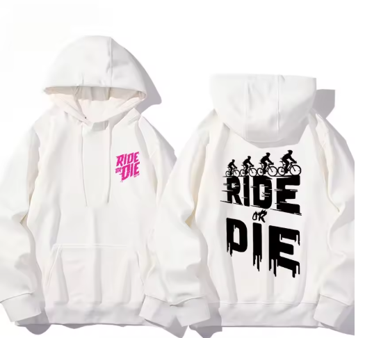 Ride or Die Cotton Hoodie – Unisex Autumn/Winter Essential