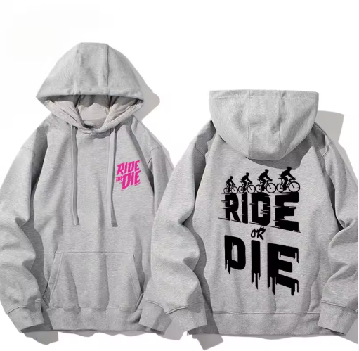 Ride or Die Cotton Hoodie – Unisex Autumn/Winter Essential