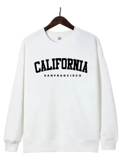 High-Quality Men’s Printed Sweatshirt – Casual Autumn/Winter Pullover