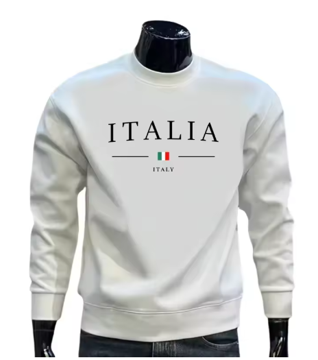 Men’s Sweatshirt – O-Neck Long Sleeve Casual Pullover