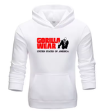 Unisex Gorilla Graphic Hoodie – Vintage Casual Sweatshirt