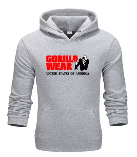 Unisex Gorilla Graphic Hoodie – Vintage Casual Sweatshirt