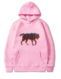 Funny Retro Wolf Squad Hoodie – Men’s Casual Sweatshirt