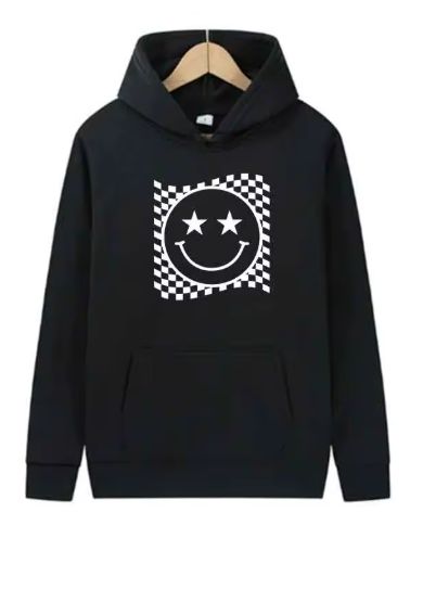 Men’s Long Sleeve Hooded Sweatshirt – Casual Streetwear Pullover