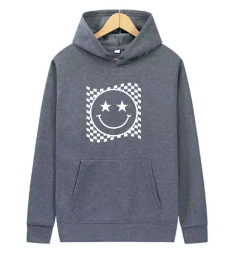 Men’s Long Sleeve Hooded Sweatshirt – Casual Streetwear Pullover