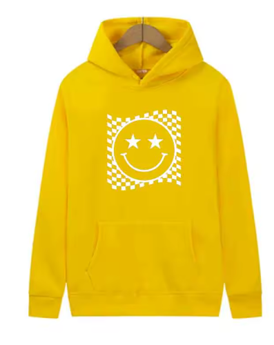 Men’s Long Sleeve Hooded Sweatshirt – Casual Streetwear Pullover