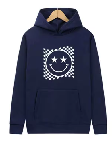 Men’s Long Sleeve Hooded Sweatshirt – Casual Streetwear Pullover