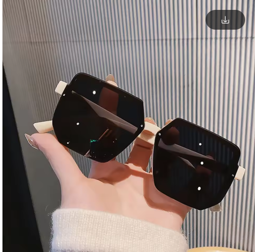 Big Frame Vintage Square Sunglasses – Unisex Retro Eyewear
