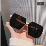 Big Frame Vintage Square Sunglasses – Unisex Retro Eyewear