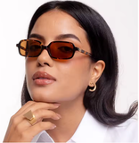 Vintage Luxury Small Rectangle Sunglasses – Unisex Designer Shades
