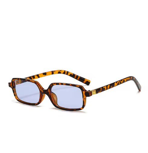 Vintage Luxury Small Rectangle Sunglasses – Unisex Designer Shades