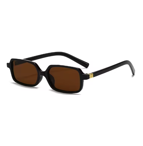 Vintage Luxury Small Rectangle Sunglasses – Unisex Designer Shades