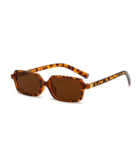 Vintage Luxury Small Rectangle Sunglasses – Unisex Designer Shades