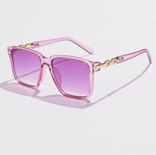 Trendy Oversized Square Sunglasses – Colorful Vintage Shades for Women