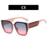 Large Frame Polygonal Sunglasses – Vintage Oversized Shades