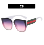 Large Frame Polygonal Sunglasses – Vintage Oversized Shades