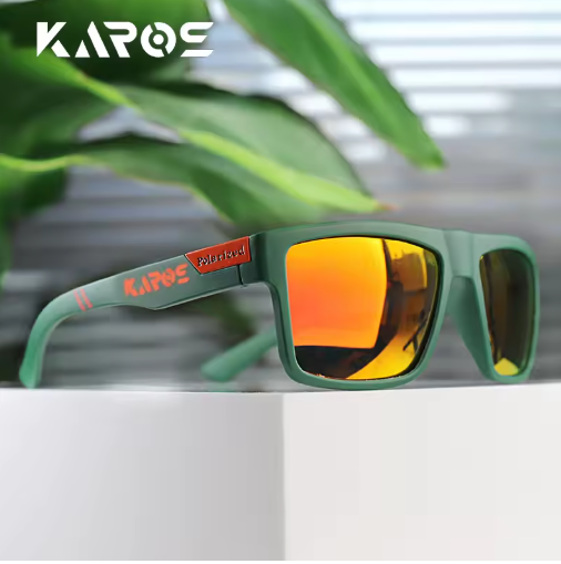 Karos Polarized Unisex Sunglasses – Luxury Vintage Square Design
